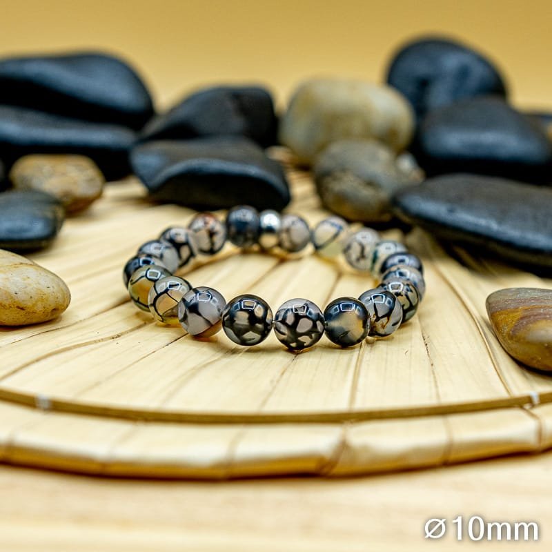 Bracelet Pierre 10, Agate Dragon 52-1-2