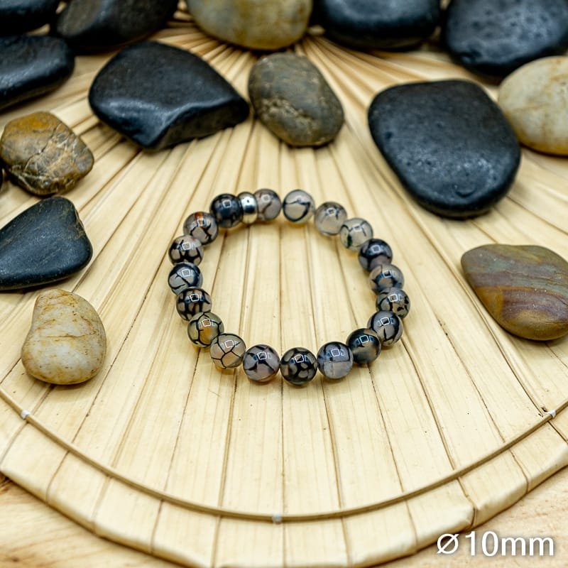 Bracelet Pierre 10, Agate Dragon 52-2-2