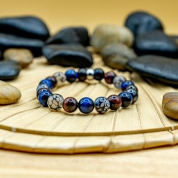 Bracelet Trio Essential Agate-Taureau-Faucon