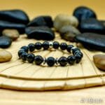 Bracelet Pierre 10mm, Agate Noir, Onyx 20-1