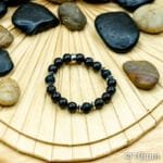 Bracelet Pierre 10mm, Agate Noir, Onyx 20-1
