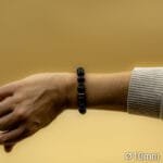 Bracelet Pierre 10mm, Agate Noir, Onyx 20-1