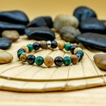 Bracelet Trio Essential Jaspe-Agate-Malachite