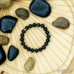 Bracelet Pierre 10mm, Agate Noire, Onyx, Pierre de Lave 1-1