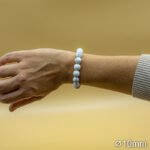 Bracelet Pierre 10mm, Howlite Blanche 60-1