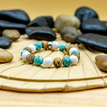 Bracelet Trio Essential Howlite-Jaspe