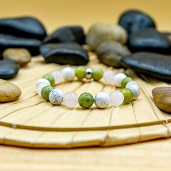Bracelet Trio Essential Howlite-Jade-Quartz