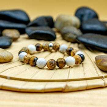 Bracelet Trio Essential Howlite-Jaspe-Tigre