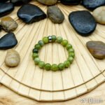 Bracelet Pierre 10mm, Jade Verte 61-1