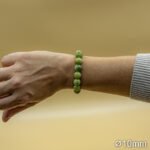 Bracelet Pierre 10mm, Jade Verte 61-1