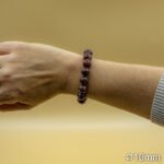 Bracelet Pierre 10mm, Jaspe Rouge 58-1