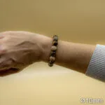 Bracelet Pierre 10mm, Jaspe marron, Œil du Tigre 28-1