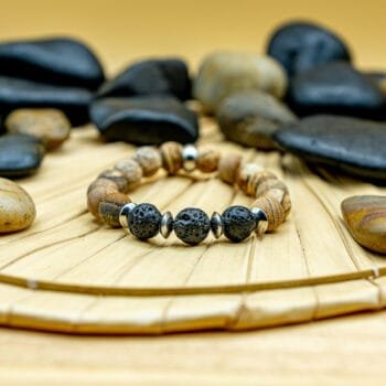 Bracelet Trio Core Jaspe-Lave