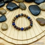 Bracelet Pierre 10mm, Œil du Faucon, Œil du Taureau, Œil du Tigre 33-1