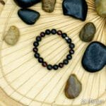 Bracelet Pierre 10mm, Œil du Taureau, Onyx, Pierre de Lave 34-2