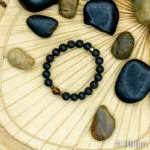 Bracelet Pierre 10mm, Œil du Tigre, Pierre de Lave 10-1