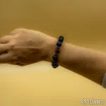Bracelet Pierre 10mm, Œil du Tigre, Pierre de Lave 10-1