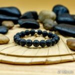 Bracelet Pierre 10mm, Pierre de Lave 53-1