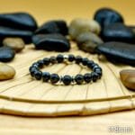 Bracelet Pierre 10mm, Agate Noir, Onyx 20-1