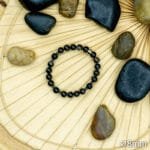 Bracelet Pierre 10mm, Agate Noir, Onyx 20-1
