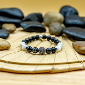 Bracelet Equinox Agate-Howlite