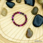 Bracelet Pierre 10mm, Agate Rose 56-1