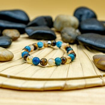 Bracelet Trio Essential Apatite-Tigre-Citrine