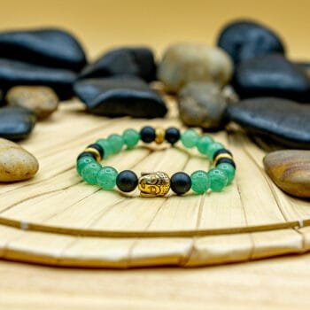 Bracelet Buddha Bond Aventurine-Onyx