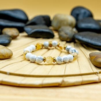 Bracelet Terra Penta Howlite-Citrine