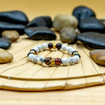 Bracelet Nobilis Howlite-Taureau