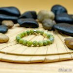 Bracelet Pierre 10mm, Jade Verte 61-1