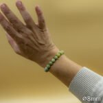 Bracelet Pierre 10mm, Jade Verte 61-1