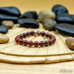 Bracelet Pierre 10mm, Jaspe Rouge 58-1