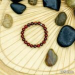 Bracelet Pierre 10mm, Jaspe Rouge 58-1