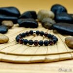 Bracelet Pierre 10mm, Œil du Taureau, Onyx, Pierre de Lave 34-2