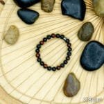 Bracelet Pierre 10mm, Œil du Taureau, Onyx, Pierre de Lave 34-2