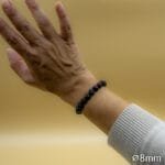 Bracelet Pierre 10mm, Œil du Taureau, Onyx, Pierre de Lave 34-2
