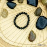 Bracelet Pierre 10mm, Pierre de Lave 53-1