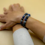 Bracelet Pierre 10mm, Jaspe Grise, Œil du Faucon, Onyx 29-1