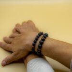 Bracelet Pierre 10mm, Œil du Taureau, Onyx, Pierre de Lave 34-2