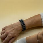 Bracelet Pierre 10mm, Pierre de Lave 53-1