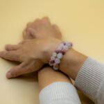 Bracelet Pierre 10mm, Pierre de Lune, Quartz Rose, Rhodonite 36-1